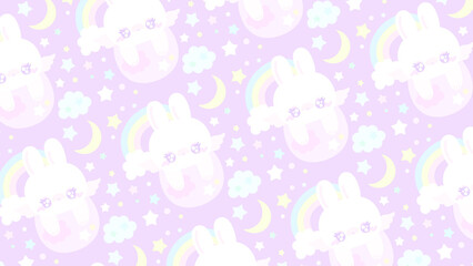♡Fancy easter bunny wallpaper♡