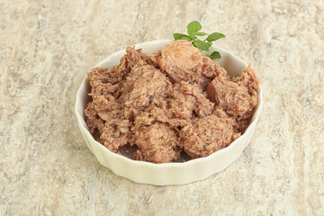 Canned tuna fish for salad
