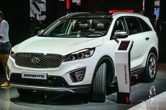FRANKFURT - SEPT 2015: Kia Sorento presented at IAA Internationa