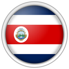 Obraz premium Costa Rica circle flag