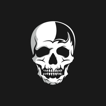 Skull logo Design Template Idea