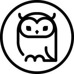 Owl linear sign 