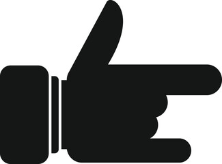 Sign palm icon simple vector. Arm pose. Wrist fist