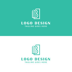 Letter B logo design