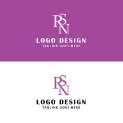 Letter RSN logo design