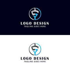 Letter S logo design - S circle logo design