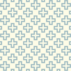 Seamless pattern in retro style. Abstract texture decorative 50`s, 60's, 70's style. Can be used for fabric, wallpaper, textile, wall decoration. Vector illustration