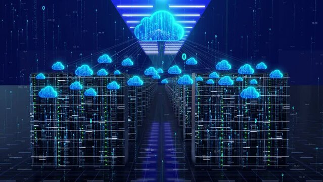Internet cloud server virtual digital computer room
