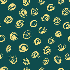 Vector Seamless Hand Drawn Scribble Pattern. Minimal Artistic Sketch Endless Print.