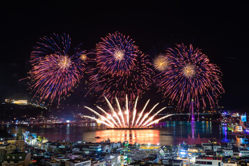 fireworks in Yeosu