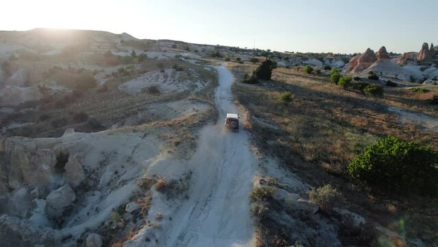 Land Rover off-roading in Cappadocia turkey
