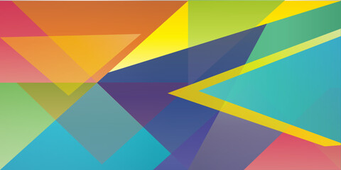 abstract colorful background with triangles