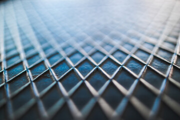 High quality of an abstract pattern artwork in grayscale. Black and white background.