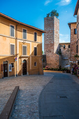 Spello. Ancient atmosphere in the medieval village