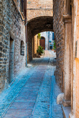 Spello. Ancient atmosphere in the medieval village