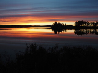 Fototapeta na wymiar Schweden Natur Wälder und Seen