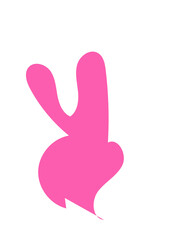 Obraz premium Abstract Blob Pink Shapes