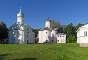 Orthodox Cathedrals in Veliky Novgorod, Russia.
