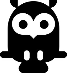 Owl glyph symbol