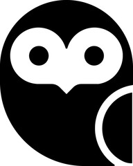 Owl glyph symbol