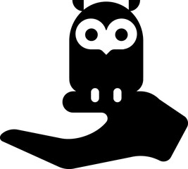 Owl glyph symbol