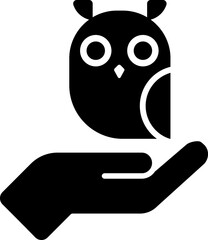 Owl glyph symbol