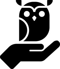 Owl glyph symbol