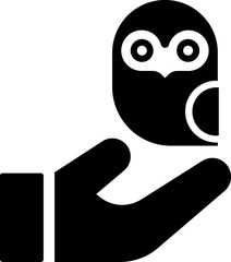 Owl glyph symbol