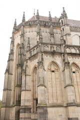 Fototapeta premium View of St. Elisabeth cathedral in the main square of Kosice city, Slovakia. St. Elisabeth cathedral is a Slovakia's largest church.