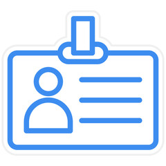 Id Card Icon Style
