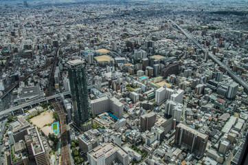  View From The Abeno Harukas Building Osaka Japan 2016