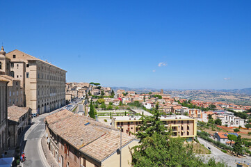 Recanati, panorama del villaggio - Marche
