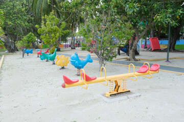 The local playground at Rasdhoo village, Maldives
