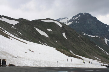 Carretera alpina del Grossglockner, paso de montaña situado en Austria.
