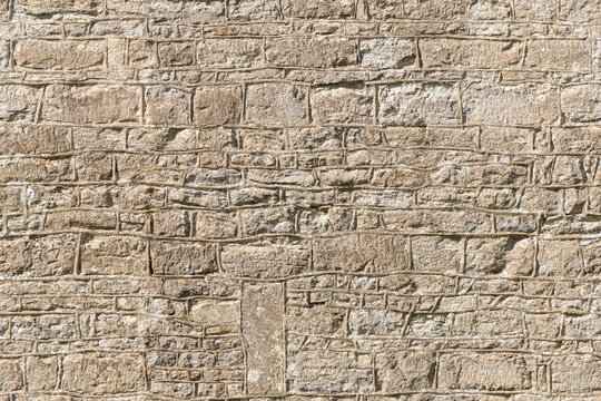 Ancient stone wall seamless repeating pattern, UK church texture