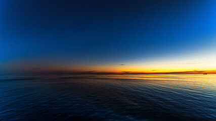Sonnenuntergang auf der Ostsee