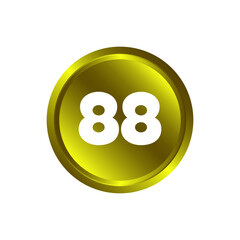 Numeric icon vector design templates