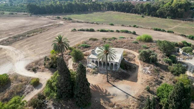 Drone 4K videos of Tel Shalaf &ndash; Tell esh Shallaf Historical site on the southern outskirts of the city of Rehovot