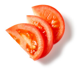 fresh raw tomato slices