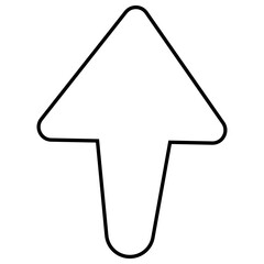 Click icon vector isolated transparent  background. Sign Mouse pointer, Arrow illustration for Website design and mobile app development . PNG file.