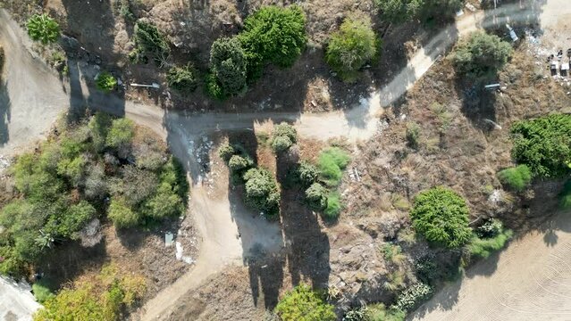 Drone 4K videos of Tel Shalaf &ndash; Tell esh Shallaf Historical site on the southern outskirts of the city of Rehovot