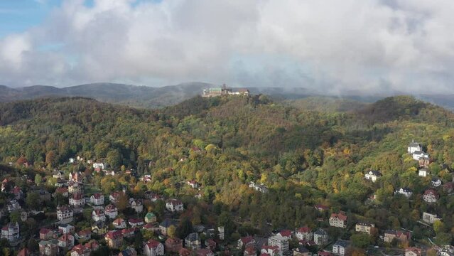 The Wartburg Castle at Eisenach in the Thuringian Forest