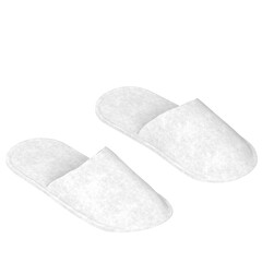 3d rendering illustration of disposable slippers