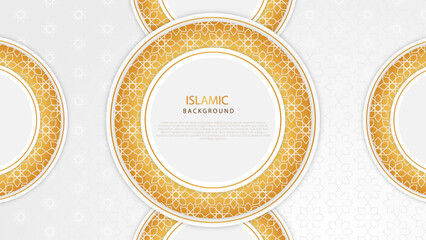 Islamic rings pattern background