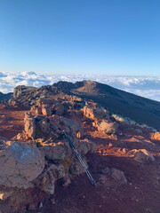 Sommet du Piton des neiges sur l'île de la Réunion