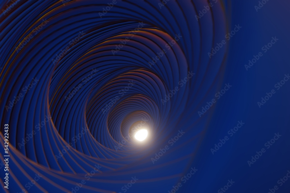 Aufkleber Beautiful Abstract colourful magic ratio background. Starburst dynamic wave. 3d rendering illustration Background pattern for design.