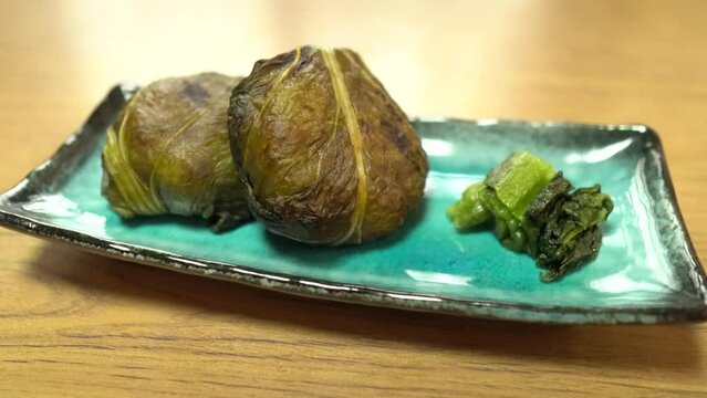 【山形】郷土料理 弁慶飯と青菜漬け