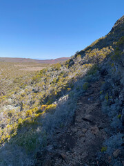 Vue aux alentours de la plaine des sables sur l'île de la Réunion