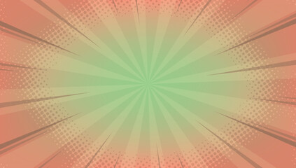 Fototapeta premium Comic pop art abstract burst background