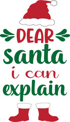 Dear santa i can explain